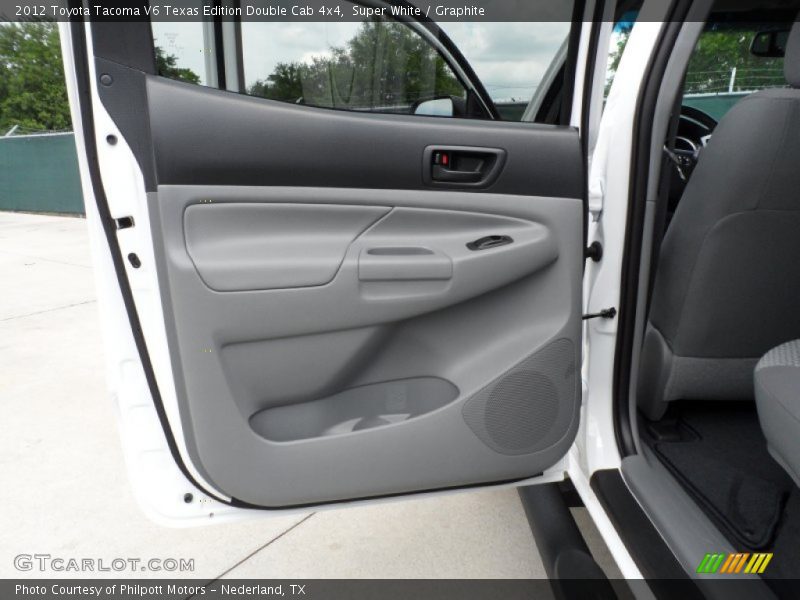 Door Panel of 2012 Tacoma V6 Texas Edition Double Cab 4x4