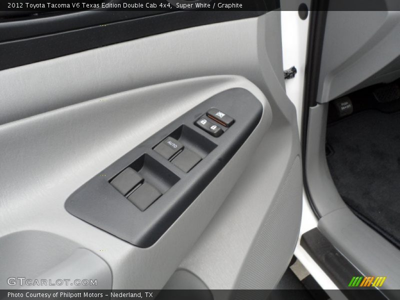 Super White / Graphite 2012 Toyota Tacoma V6 Texas Edition Double Cab 4x4