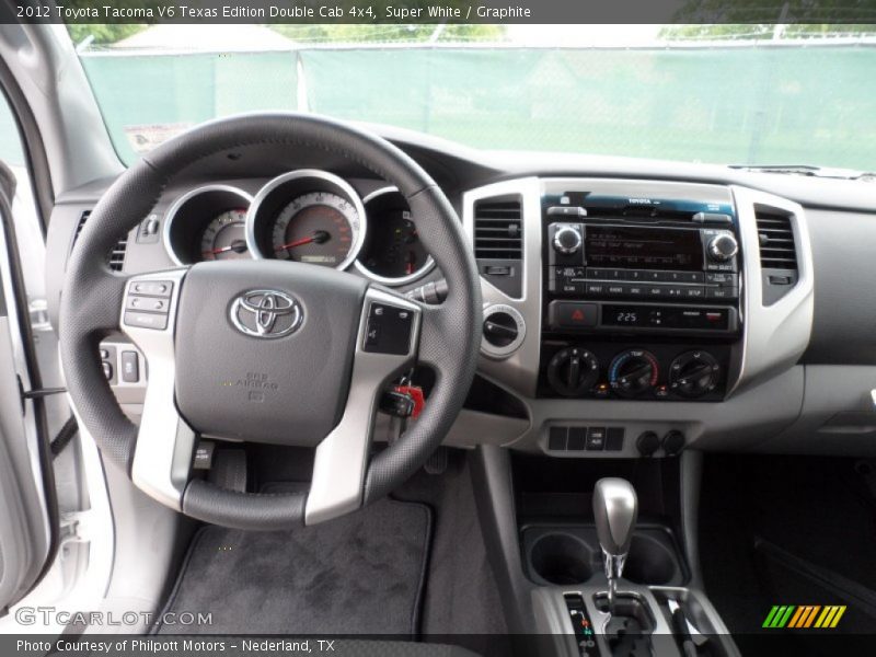 Dashboard of 2012 Tacoma V6 Texas Edition Double Cab 4x4