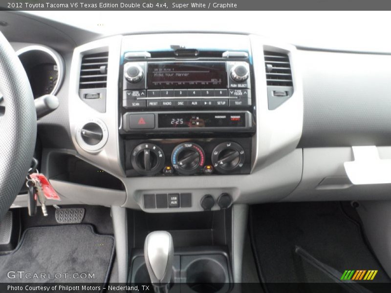Super White / Graphite 2012 Toyota Tacoma V6 Texas Edition Double Cab 4x4