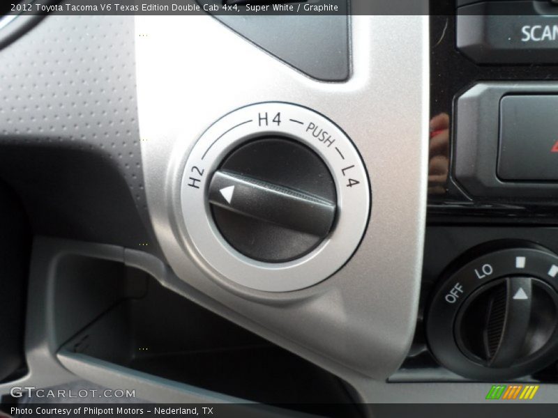 Controls of 2012 Tacoma V6 Texas Edition Double Cab 4x4