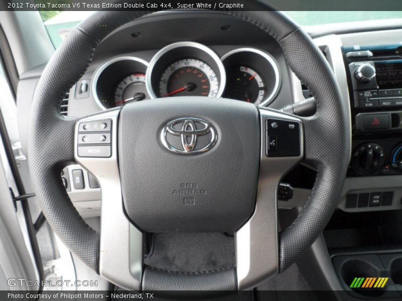  2012 Tacoma V6 Texas Edition Double Cab 4x4 Steering Wheel