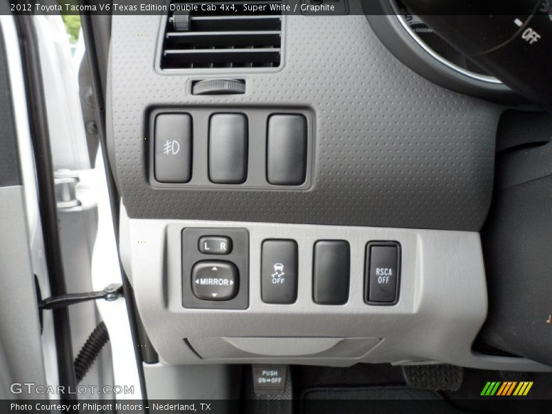 Controls of 2012 Tacoma V6 Texas Edition Double Cab 4x4