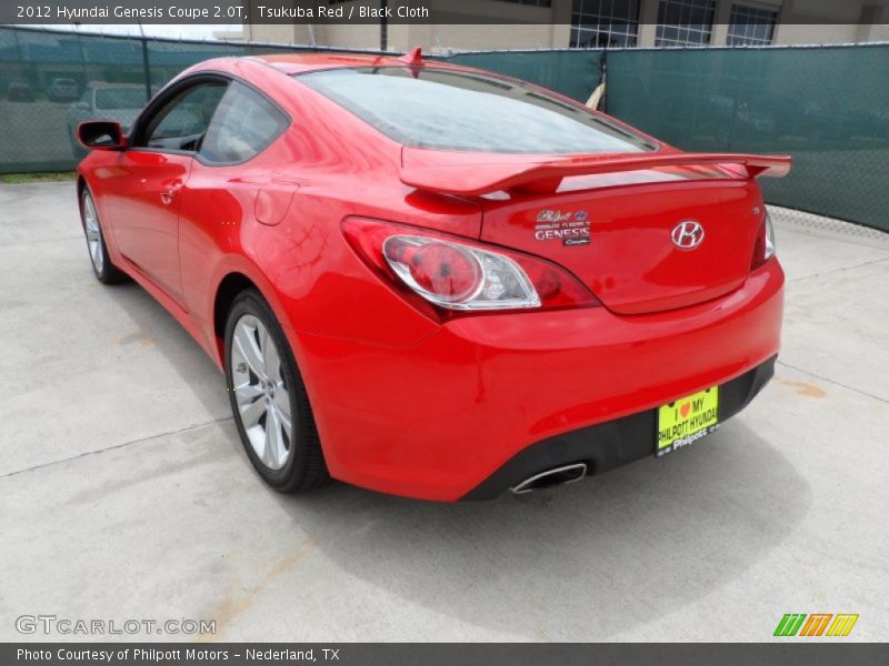 Tsukuba Red / Black Cloth 2012 Hyundai Genesis Coupe 2.0T