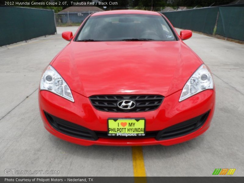 Tsukuba Red / Black Cloth 2012 Hyundai Genesis Coupe 2.0T