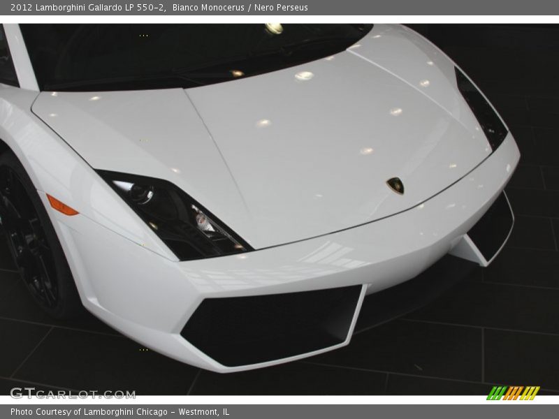 Bianco Monocerus / Nero Perseus 2012 Lamborghini Gallardo LP 550-2
