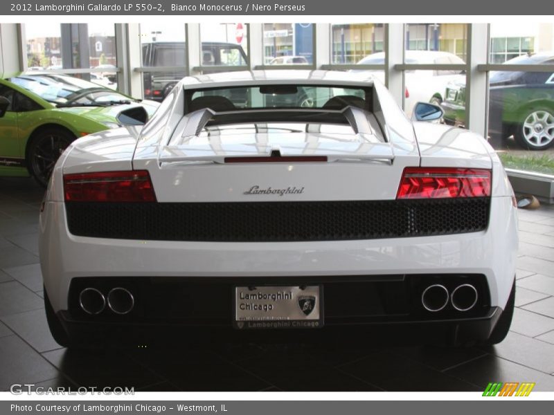 Bianco Monocerus / Nero Perseus 2012 Lamborghini Gallardo LP 550-2
