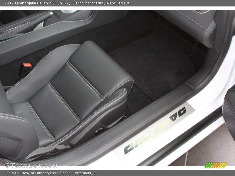 Bianco Monocerus / Nero Perseus 2012 Lamborghini Gallardo LP 550-2