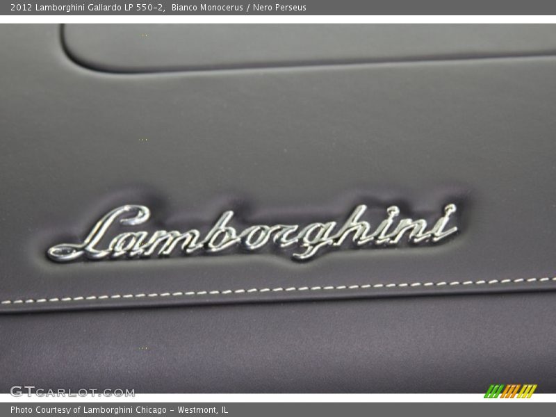 Bianco Monocerus / Nero Perseus 2012 Lamborghini Gallardo LP 550-2