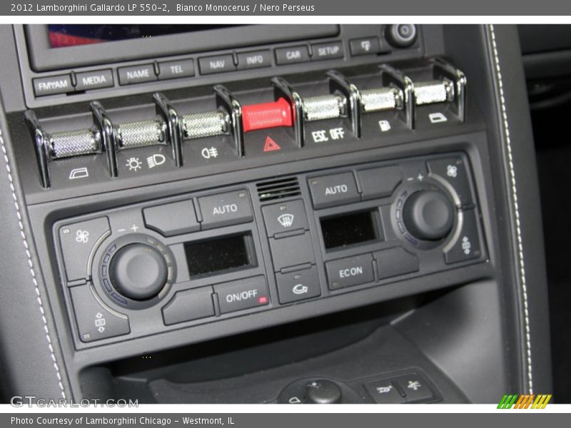 Controls of 2012 Gallardo LP 550-2