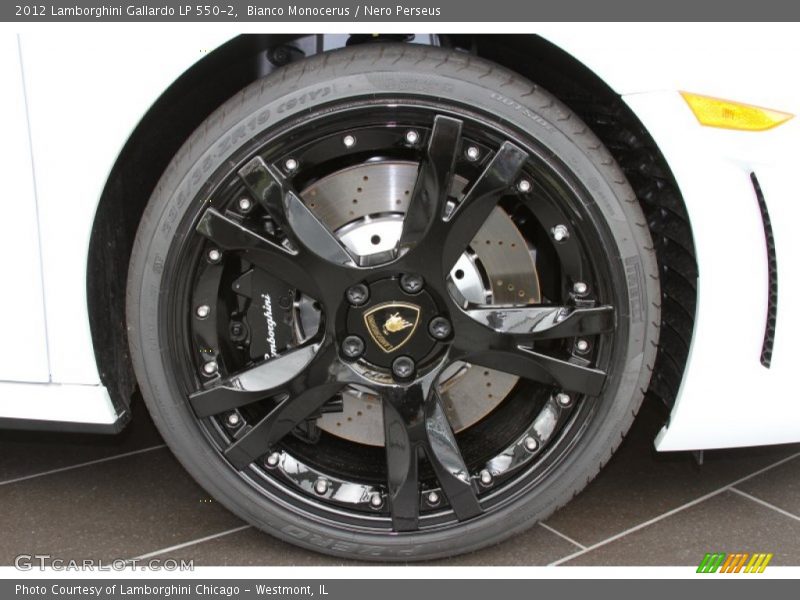 Bianco Monocerus / Nero Perseus 2012 Lamborghini Gallardo LP 550-2