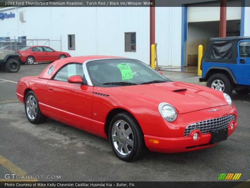 Front 3/4 View of 2003 Thunderbird Premium Roadster