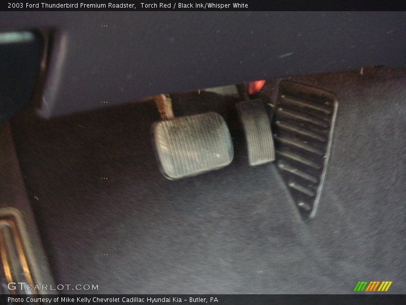 Torch Red / Black Ink/Whisper White 2003 Ford Thunderbird Premium Roadster