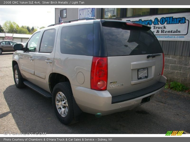 Silver Birch Metallic / Light Tan 2008 GMC Yukon SLE 4x4