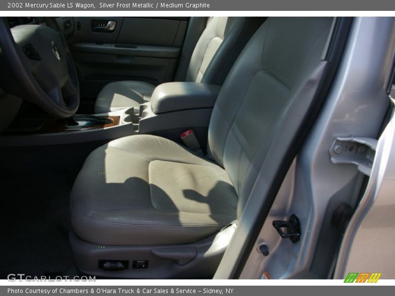 Silver Frost Metallic / Medium Graphite 2002 Mercury Sable LS Wagon
