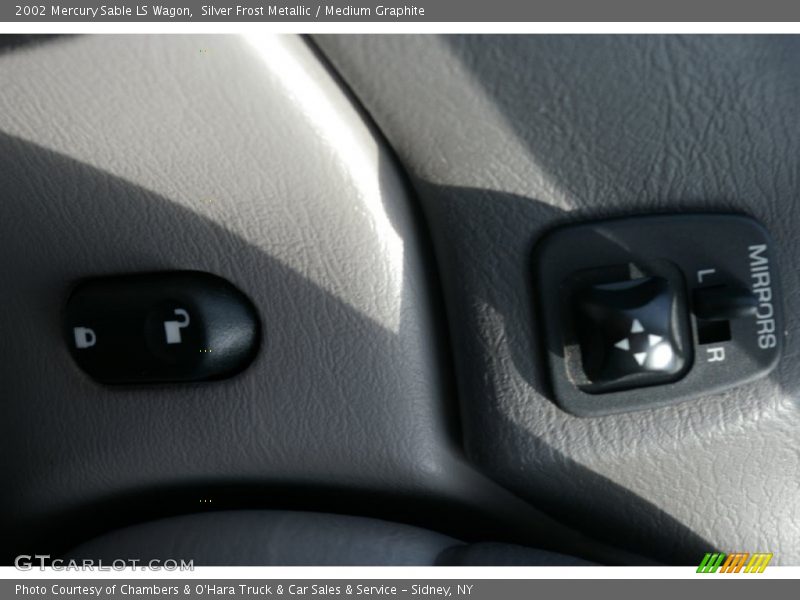 Silver Frost Metallic / Medium Graphite 2002 Mercury Sable LS Wagon