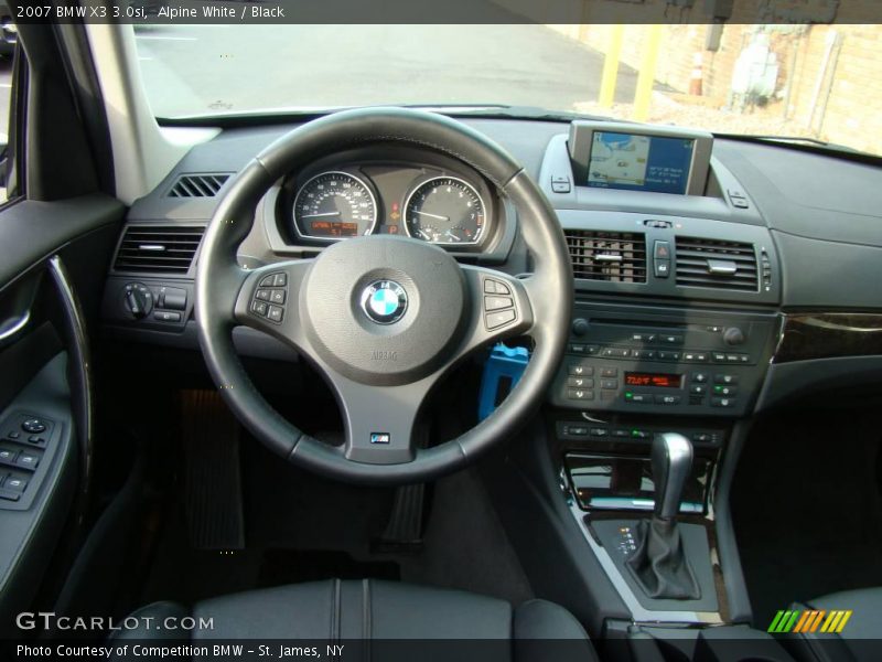 Alpine White / Black 2007 BMW X3 3.0si