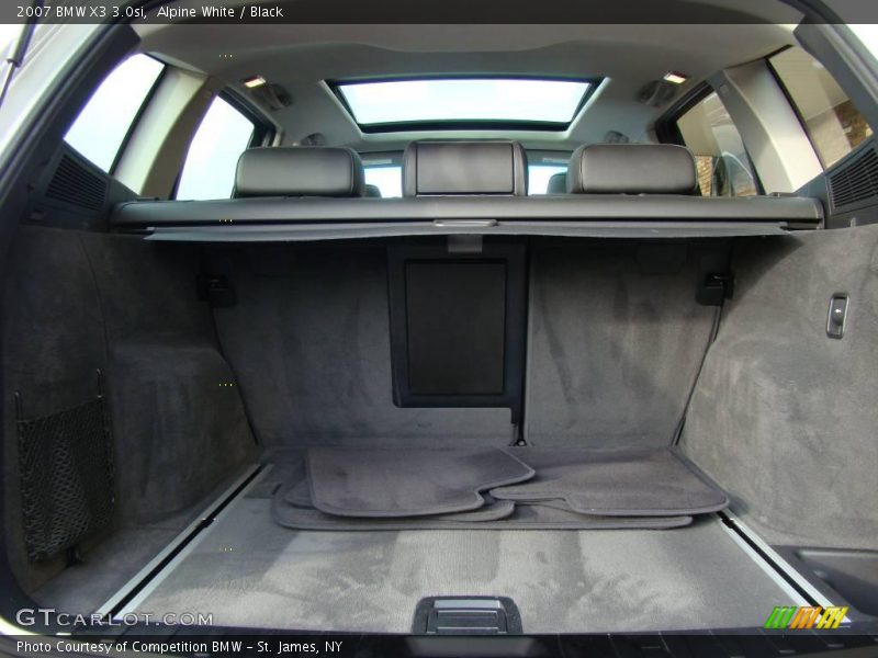 Alpine White / Black 2007 BMW X3 3.0si