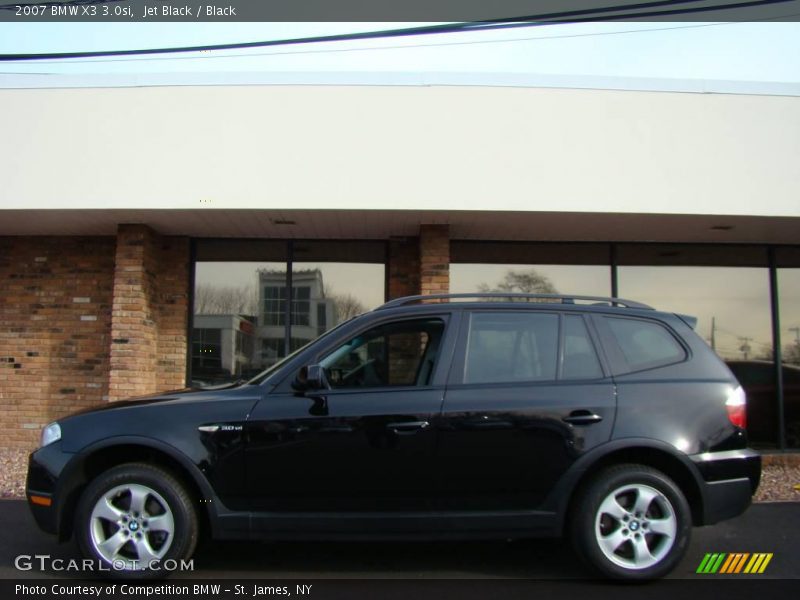 Jet Black / Black 2007 BMW X3 3.0si