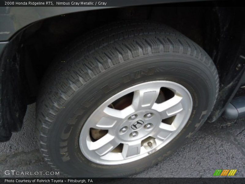 Nimbus Gray Metallic / Gray 2008 Honda Ridgeline RTS