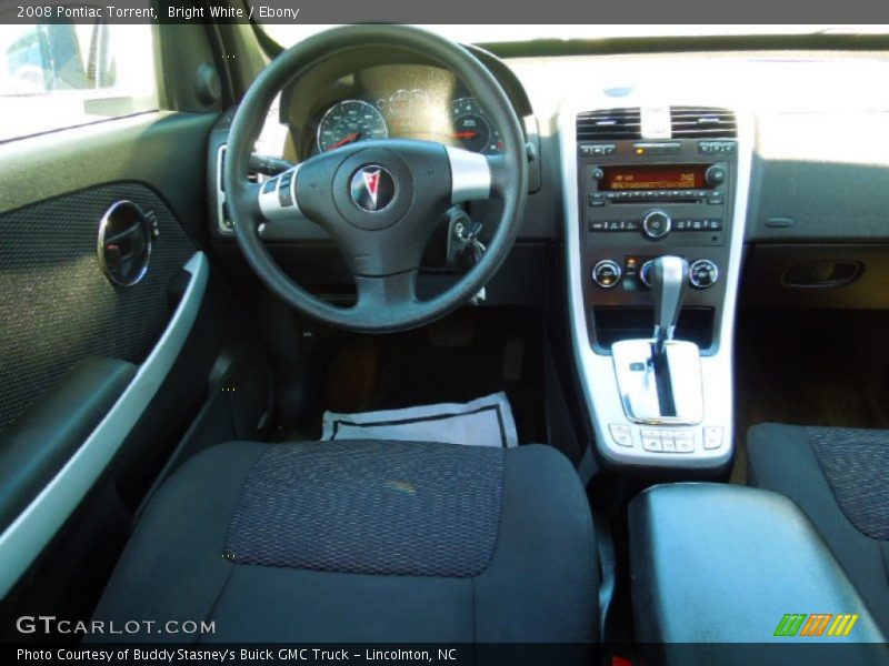 Bright White / Ebony 2008 Pontiac Torrent