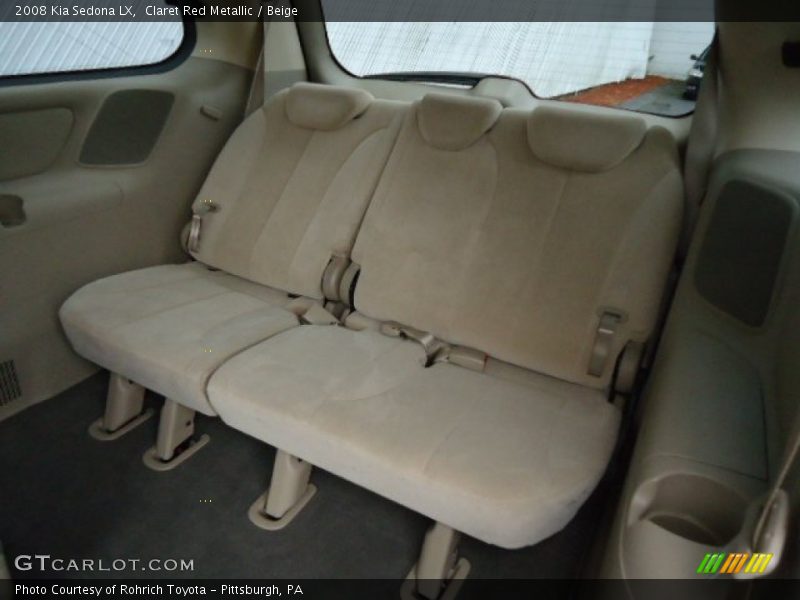 Claret Red Metallic / Beige 2008 Kia Sedona LX