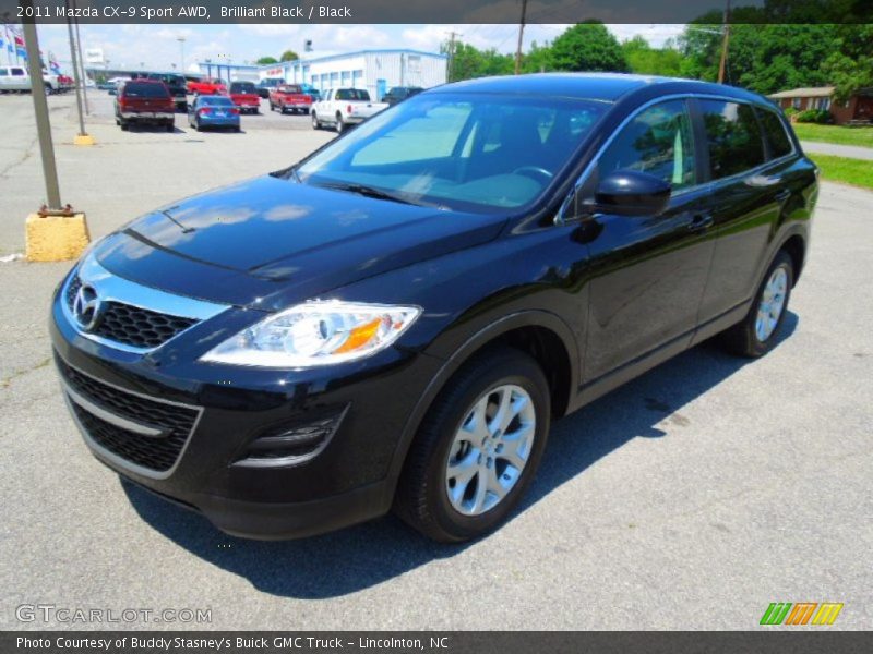 Brilliant Black / Black 2011 Mazda CX-9 Sport AWD