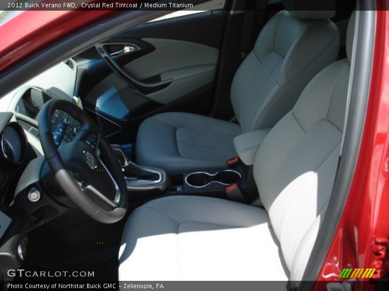Crystal Red Tintcoat / Medium Titanium 2012 Buick Verano FWD