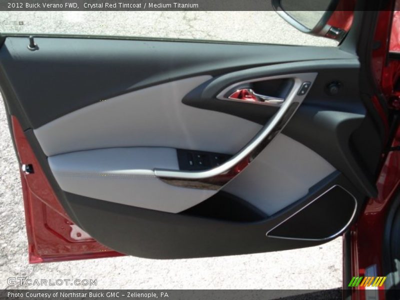 Crystal Red Tintcoat / Medium Titanium 2012 Buick Verano FWD