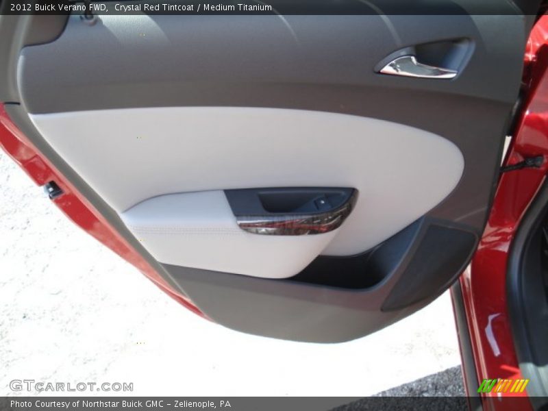 Crystal Red Tintcoat / Medium Titanium 2012 Buick Verano FWD