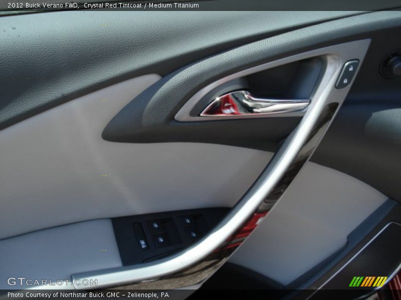 Crystal Red Tintcoat / Medium Titanium 2012 Buick Verano FWD