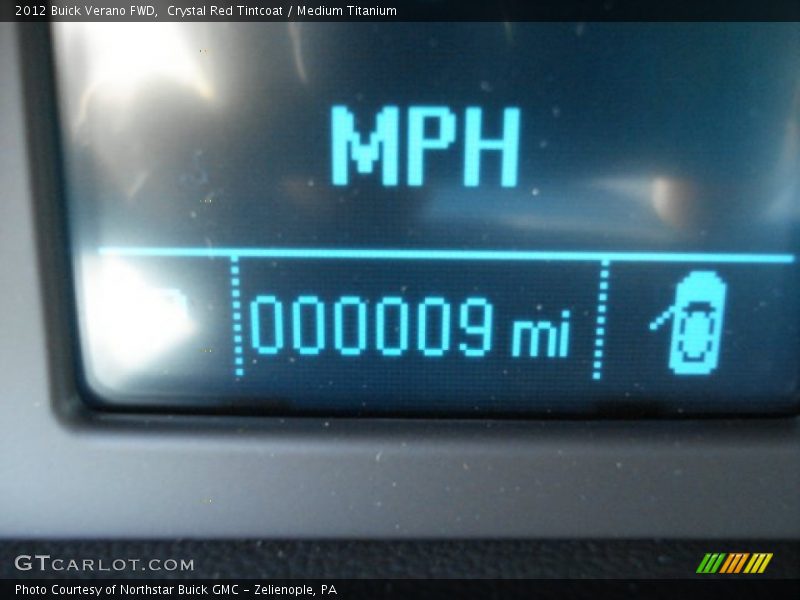 Crystal Red Tintcoat / Medium Titanium 2012 Buick Verano FWD