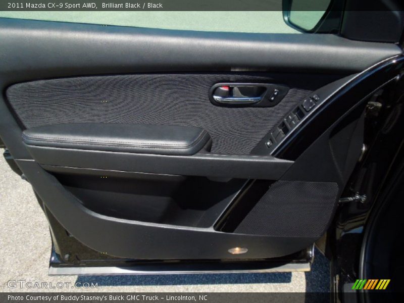 Brilliant Black / Black 2011 Mazda CX-9 Sport AWD