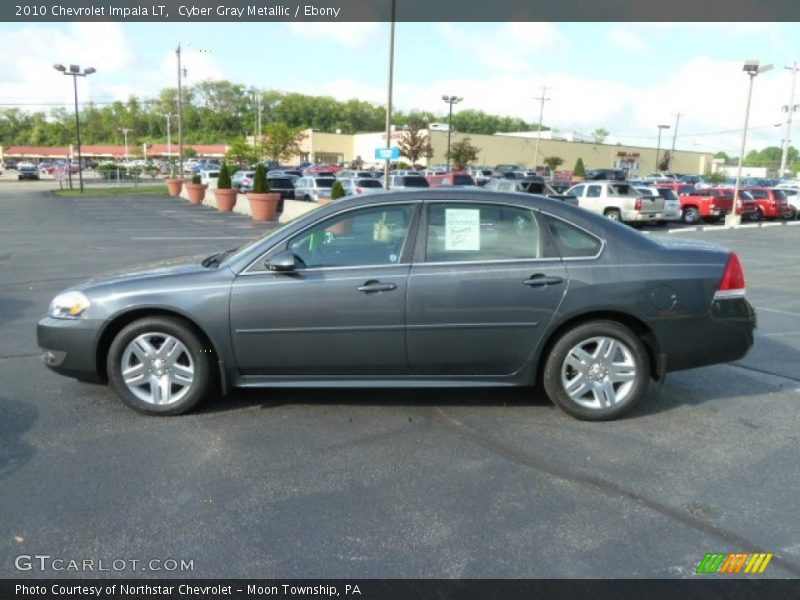 Cyber Gray Metallic / Ebony 2010 Chevrolet Impala LT