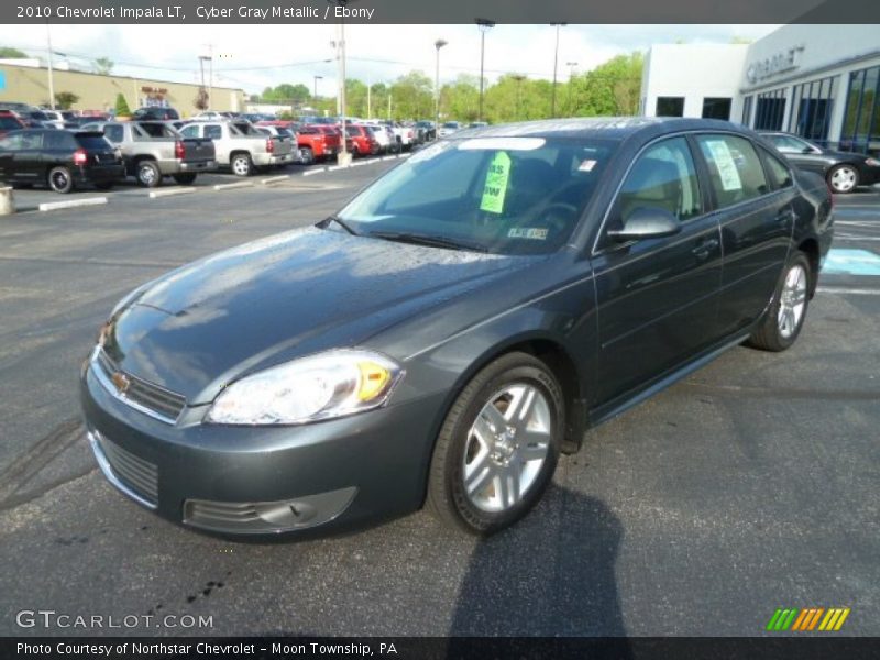 Cyber Gray Metallic / Ebony 2010 Chevrolet Impala LT