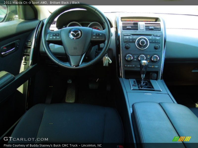 Brilliant Black / Black 2011 Mazda CX-9 Sport AWD