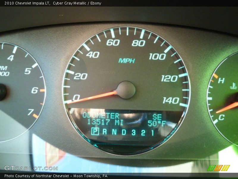 Cyber Gray Metallic / Ebony 2010 Chevrolet Impala LT