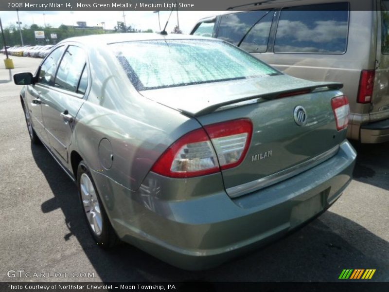 Moss Green Metallic / Medium Light Stone 2008 Mercury Milan I4