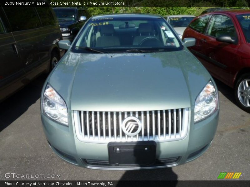 Moss Green Metallic / Medium Light Stone 2008 Mercury Milan I4