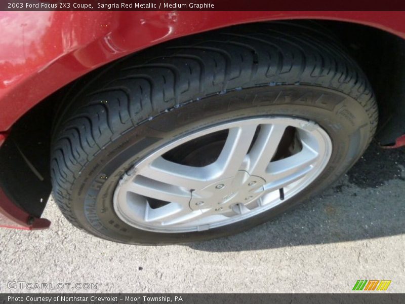 Sangria Red Metallic / Medium Graphite 2003 Ford Focus ZX3 Coupe