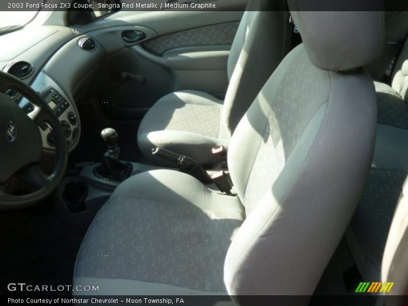 Sangria Red Metallic / Medium Graphite 2003 Ford Focus ZX3 Coupe