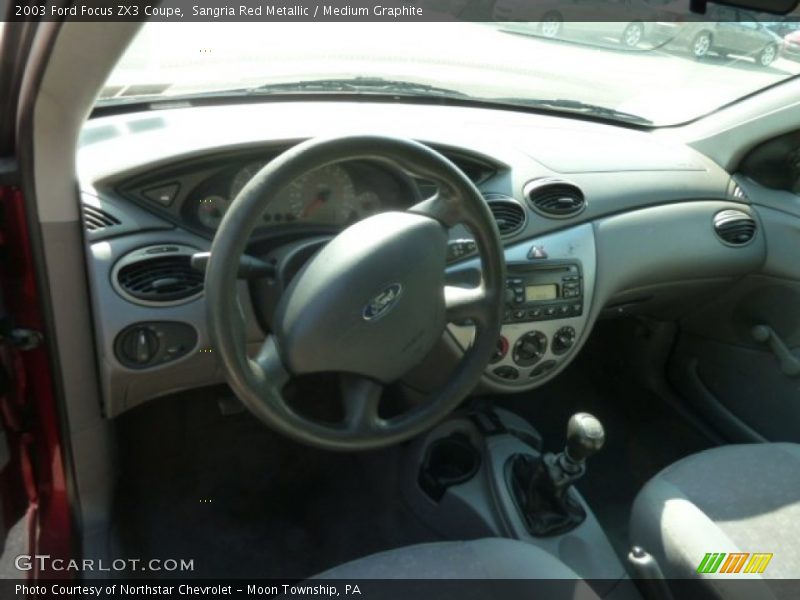 Sangria Red Metallic / Medium Graphite 2003 Ford Focus ZX3 Coupe