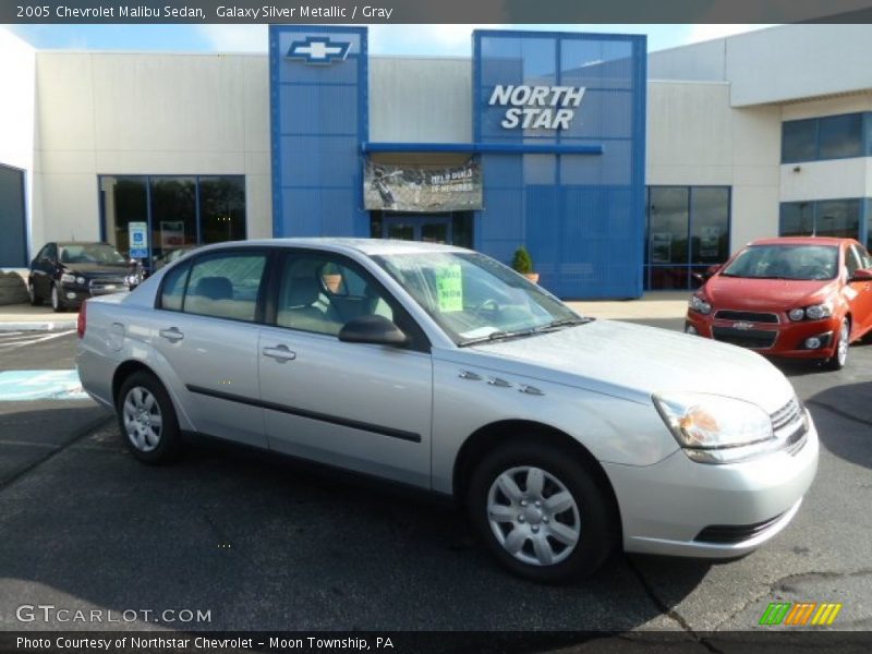 Galaxy Silver Metallic / Gray 2005 Chevrolet Malibu Sedan