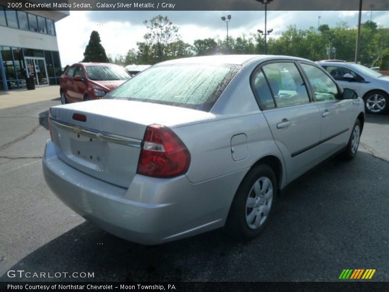 Galaxy Silver Metallic / Gray 2005 Chevrolet Malibu Sedan