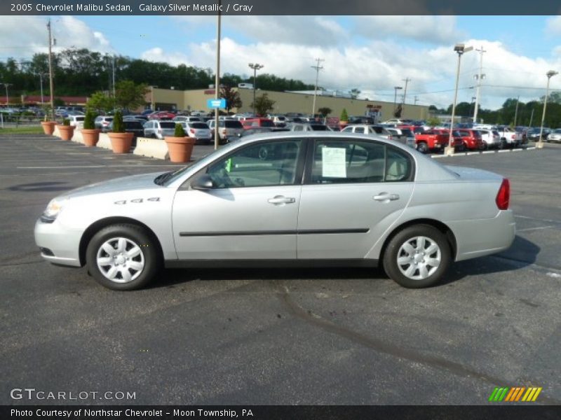 Galaxy Silver Metallic / Gray 2005 Chevrolet Malibu Sedan