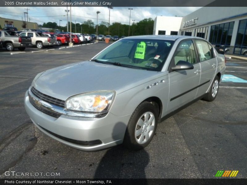 Galaxy Silver Metallic / Gray 2005 Chevrolet Malibu Sedan