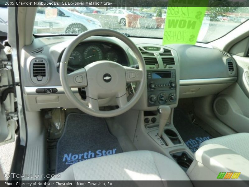Galaxy Silver Metallic / Gray 2005 Chevrolet Malibu Sedan