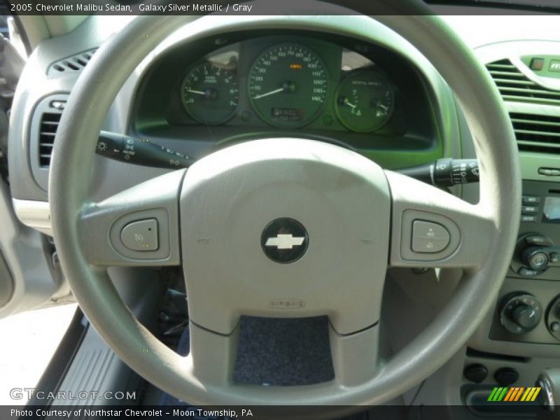Galaxy Silver Metallic / Gray 2005 Chevrolet Malibu Sedan