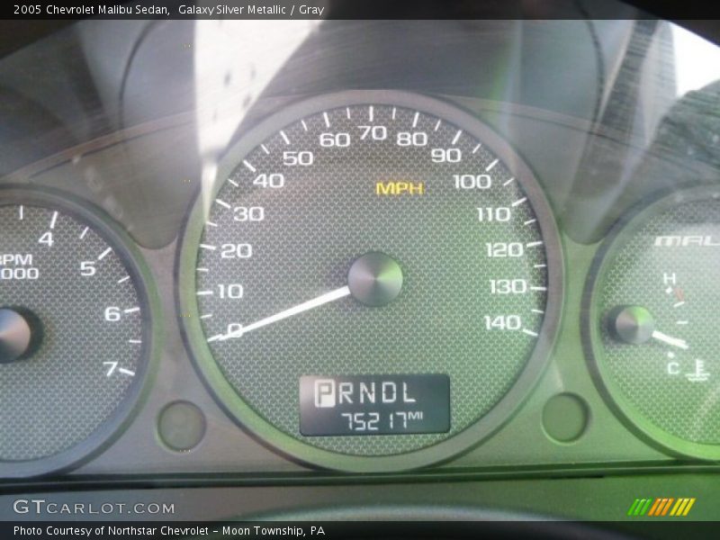Galaxy Silver Metallic / Gray 2005 Chevrolet Malibu Sedan