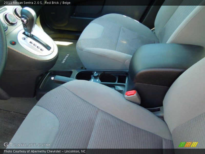 Red Brick / Beige 2011 Nissan Sentra 2.0 S